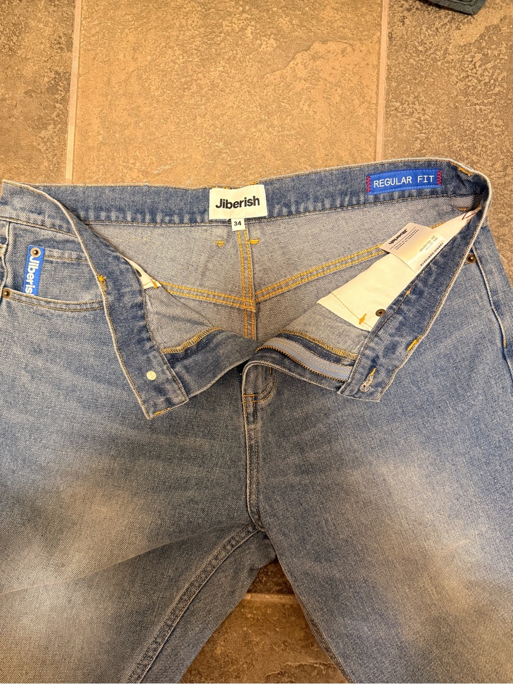 Men’s Relaxed Fit Light Blue Jeans